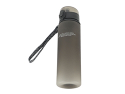 Elegante Botella De Agua De 550 Ml Con Tapa De Botón Festoneada Y Asa De Transporte Para Deportes Al Aire Libre.