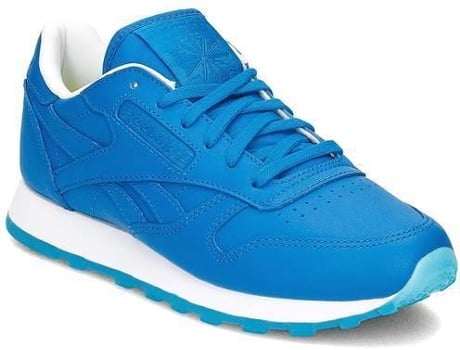 Zapatillas REEBOK Classic Leather Face Mujer (38 - Azul)