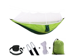 Hamaca De Descanso Chrui Con Mosquitera, 260 X 140 Cm (verde Fruta)
