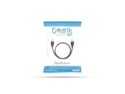 Cable USB 2.0 a USB 2.0, Negro - 1m - GOEIK