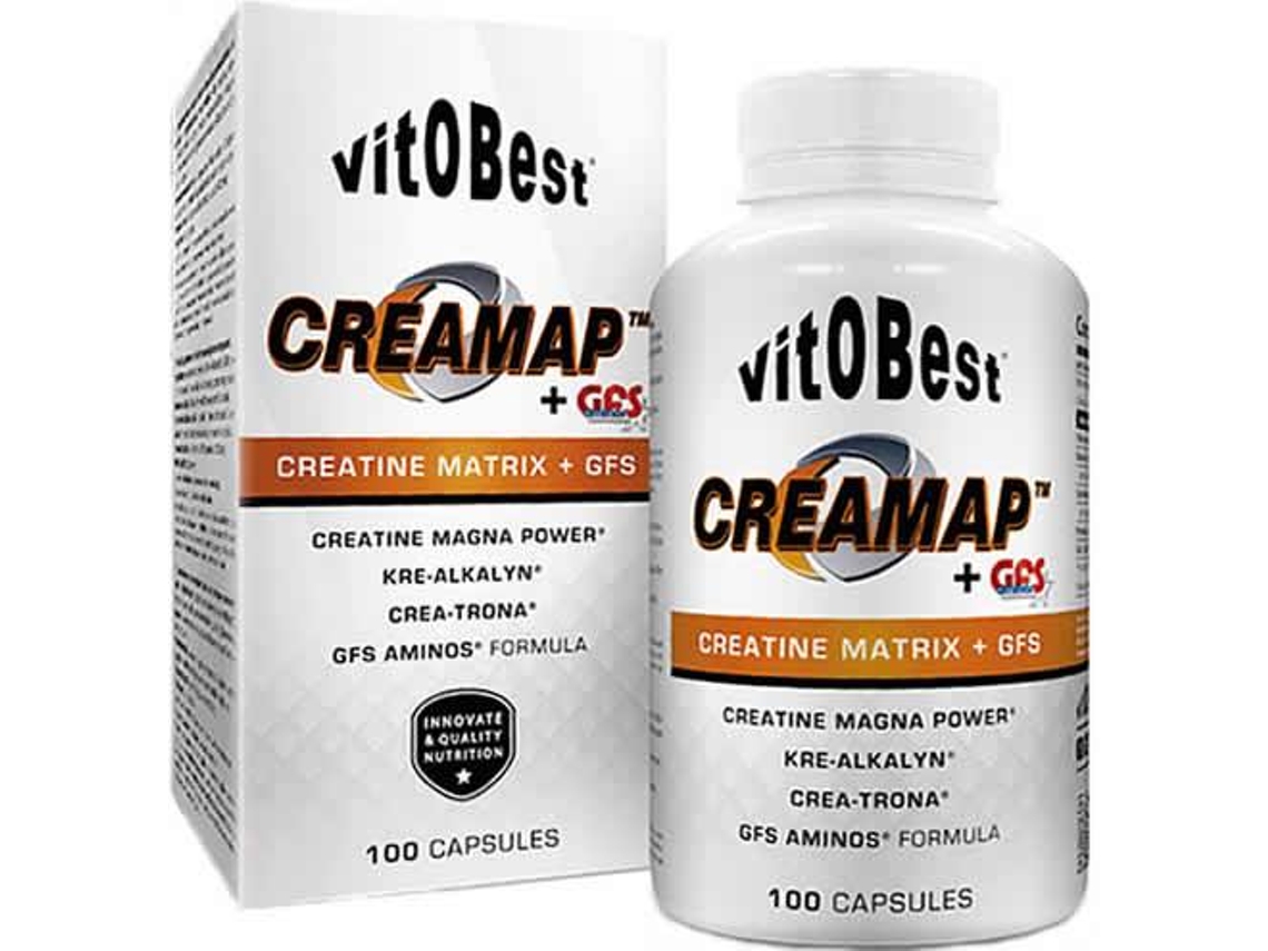 Complemento Alimentar VITOBEST Creamap + Gfs Aminos (Caramelo, Café, Coco -100 g)