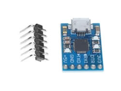 Conversor Usb A Uart Ttl Módulo Serie Stc Con Salida De Voltaje 3.3v 5v