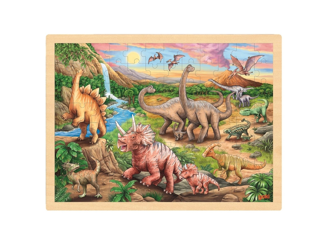 Puzzle Dinosaurs GOKI (6 años)