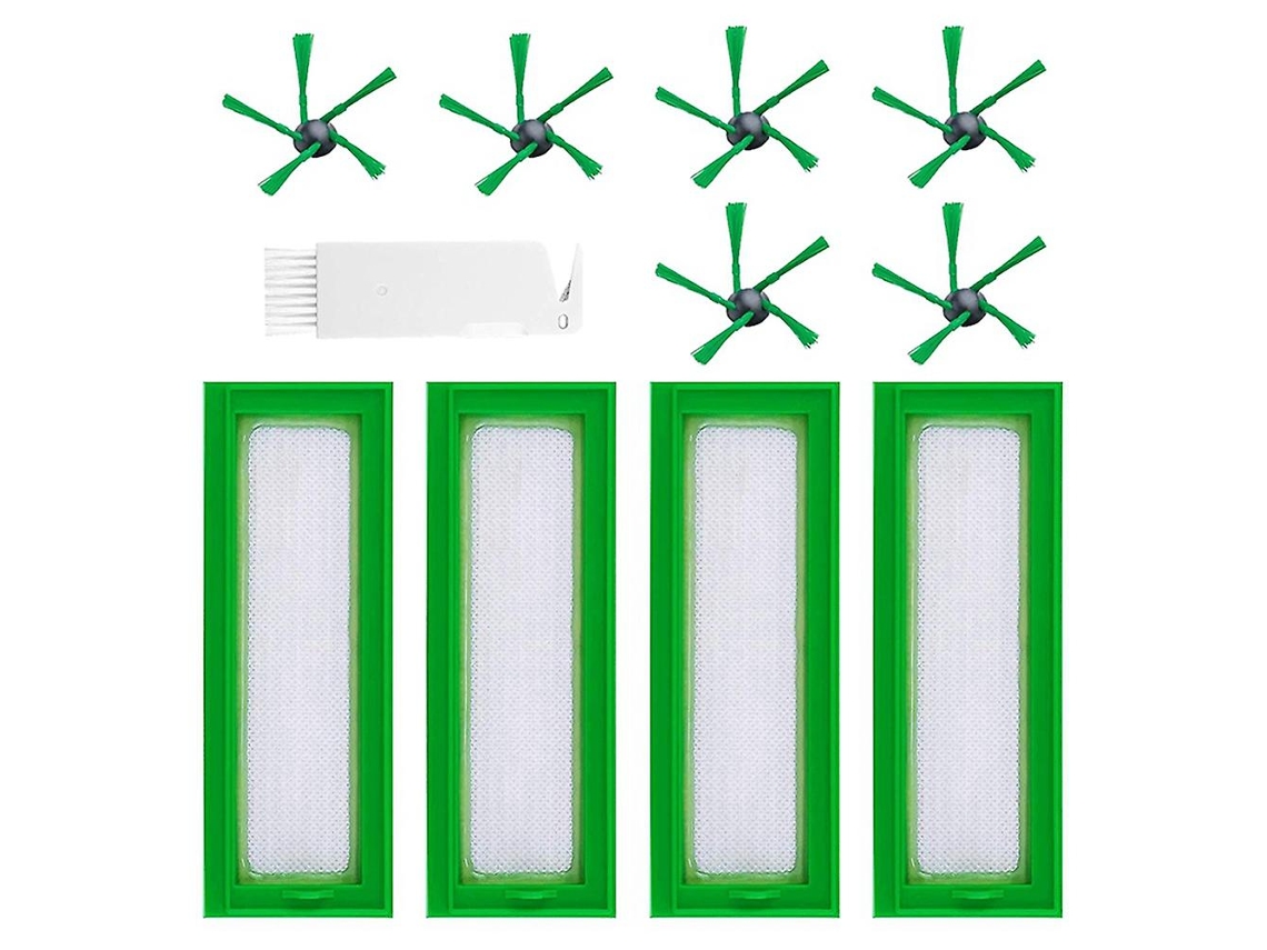 Peças de reposição escovas laterais filtro hepa compatível com vorwerk