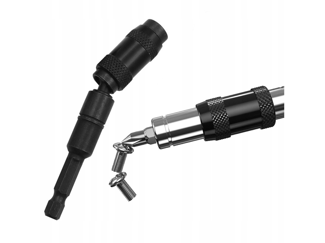 Extensión angular magnética negra: precisión y durabilidad | Acero Cr-V | 87 mm, 20° | Universal
