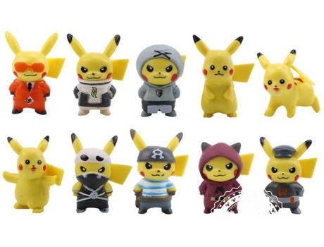 Set de Figuras Pikachu Elfo (10 unidades - 5 cm)