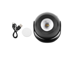 Luz Nocturna Usb Recargable Con Sensor De Movimiento, 3 Modos De Iluminación Giratorios, Inalámbrica Para Dormitorio, Baño Y Cocina.