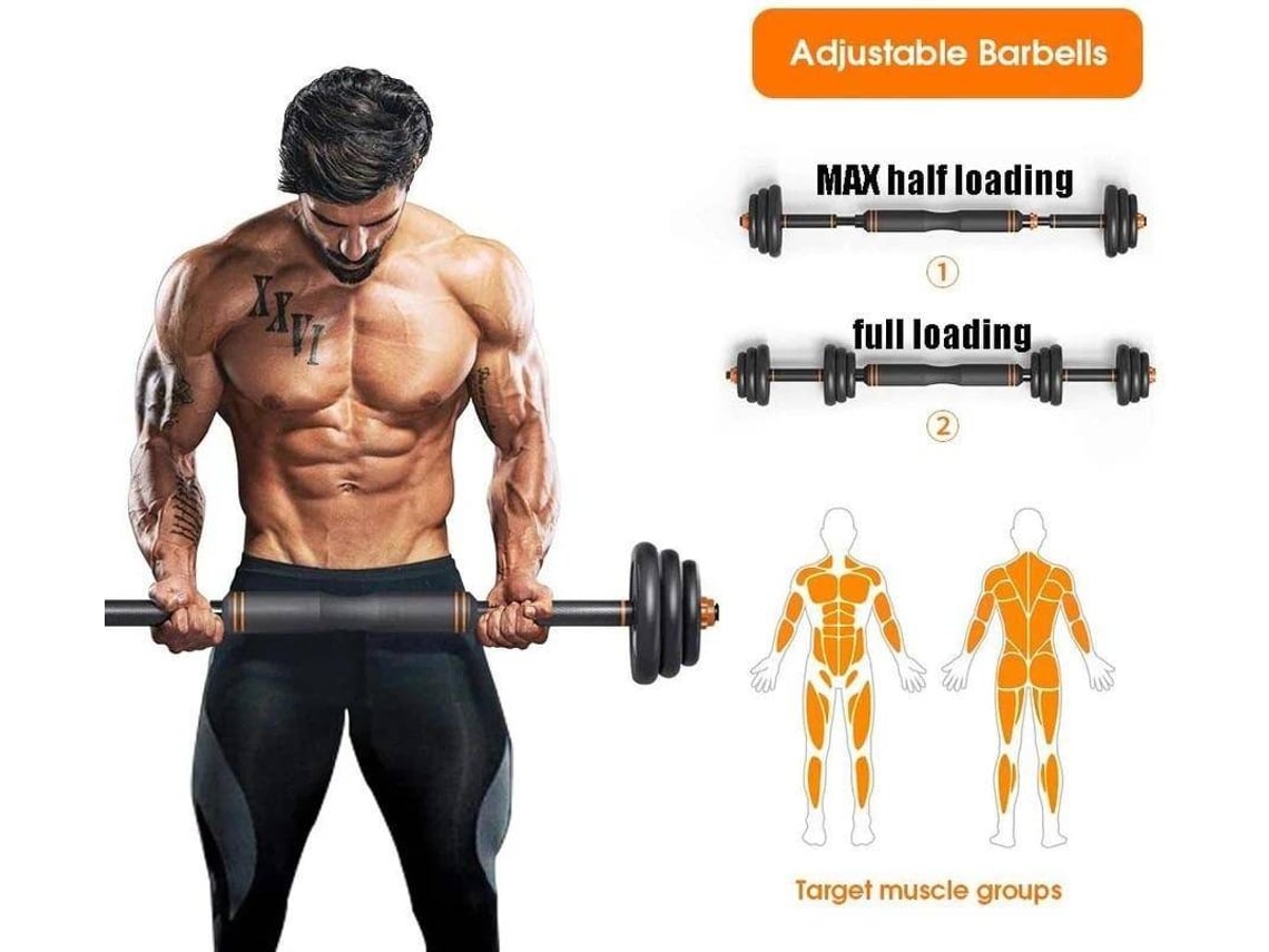 Juego de Mancuernas FITNESS TECHNOLOGY en 40kg