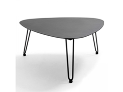 Mesa de centro triangular para jardín (76 x 74 x 37 cm)