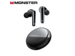 Fones De Ouvido In-ear Sem Fio Monster N-lite203 Bt 5.3 Estéreo Hi-fi Água Resistente Para Esportes Com Chamadas Claras