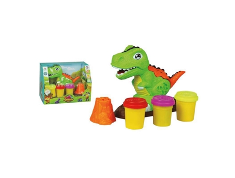 Plastilina JUGATOYS Dinosaurio 6 Piezas
