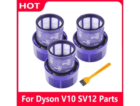 Unidad de repuestos de filtro Hepa lavable para Dyson V10 Sv12 Cyclone Animal Absolute Total Clean aspiradora filtros Accesorios