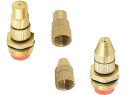 Adaptador De Conector Macho Latón 1/2" Para Jardín Con Boquilla Latón