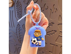 Llavero Camiseta Jugador Francia Nº10 Copa Mundial 2026, Accesorio Hincha, Colgante Silicona Regalo Fan Fútbol Calidad Premium