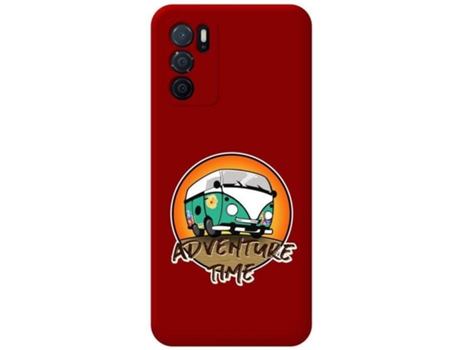 Carcasa Oppo A16 / A16s TUMUNDOSMARTPHONE Adventure Time Rojo