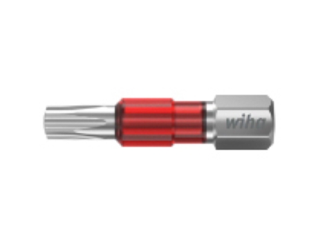WIHA Juego de bits, bit TY de 29 mm TORX® (T25), de 25 unid., en caja, de 1/4" (42549)
