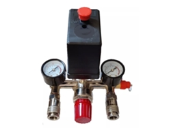 2026velora-interruptor De Pressão Para Compressor De Ar Com Medidor Duplo E Válvula De Controle 380v