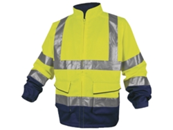 Chaqueta de Trabajo de Alta Visibilidad Panostyle en Poliéster y Algodón DELTAPLUS