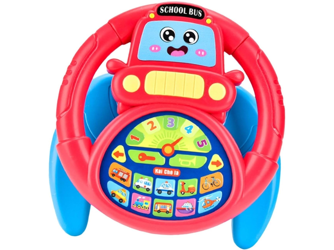 Volante Juguete Educativo Chrui Forma De U Con Luz Y Música (coche)