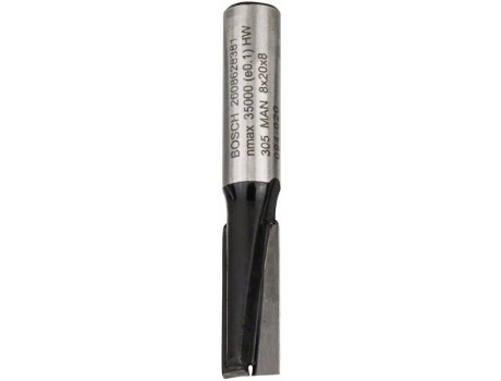 Fresa BOSCH Recta - 8 mm - D1 8 mm - L 19.6 mm - G 51 mm
