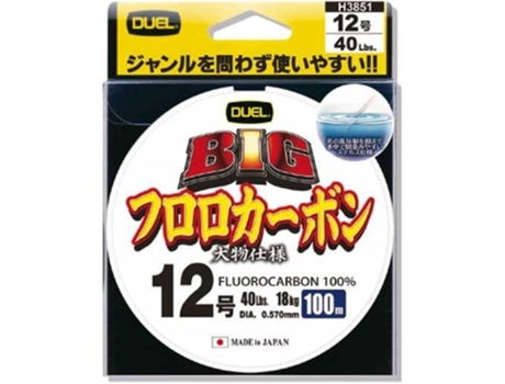 Línea de Pesca de fluorcarbono DUEL Big Fluorocarbon (0.220 mm - 0,20 mm)