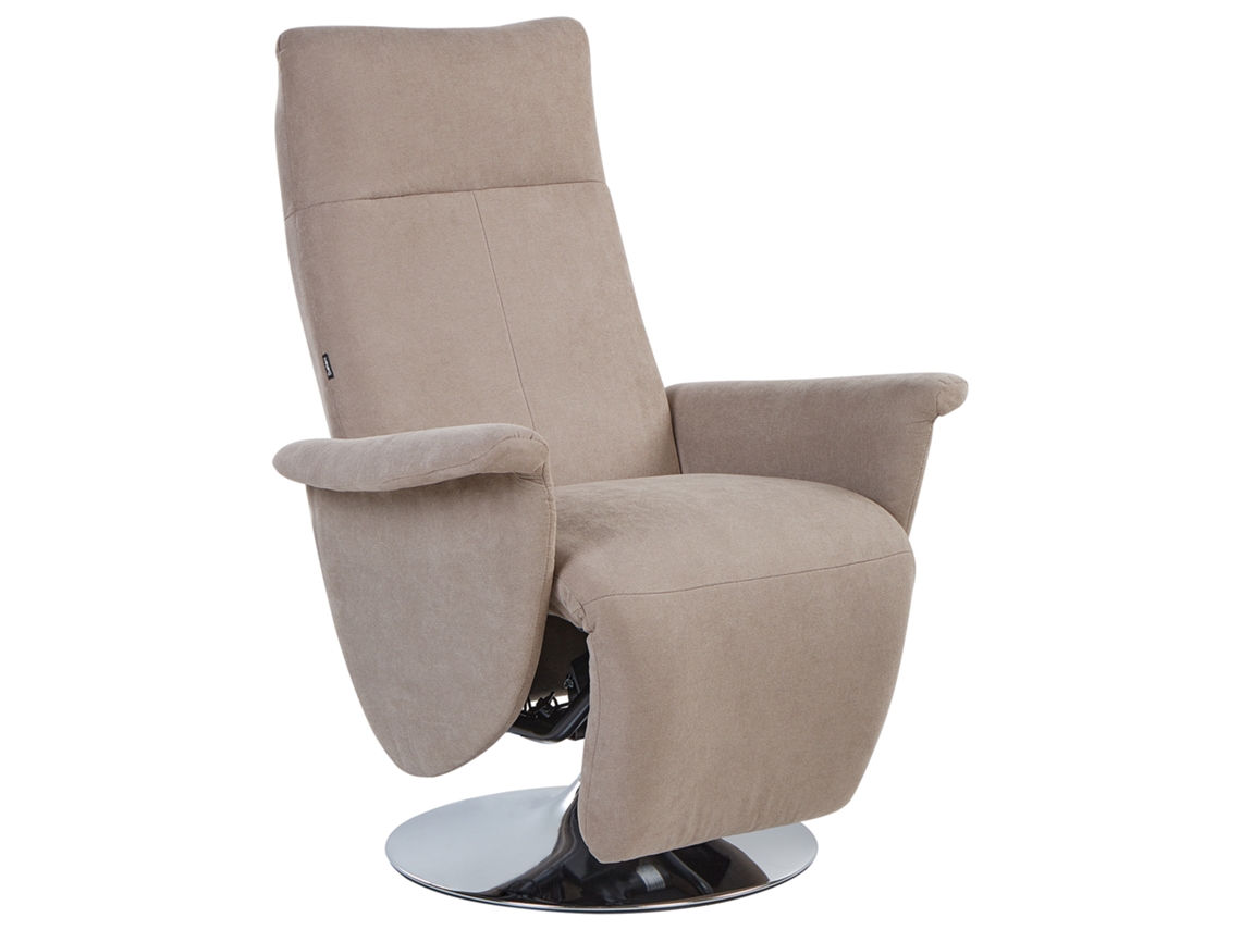 Sillón reclinable BELIANI Prime de Poliéster Beige 82x80x113