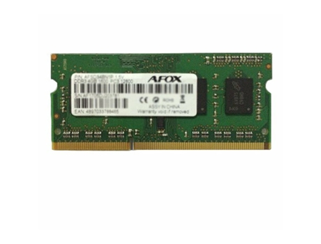 Memória Ram AFOX Afsd38Ak1L Ddr3 8 Gb