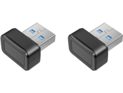 Lector De Llaves Usb Fido U2f Con 2 Lectores De Huellas Dactilares Y Seguridad De Coincidencia De Huellas Dactilares.