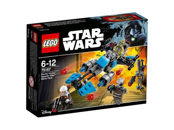 LEGO Star Wars: Pack de Batalla de Bounty Hunter Speeder Bike - 75167 (Edad Mínima: 6 - 125 Piezas)