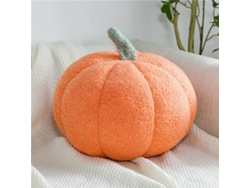Cojín Decorativo 3d Con Forma De Calabaza (30 Cm, Naranja)