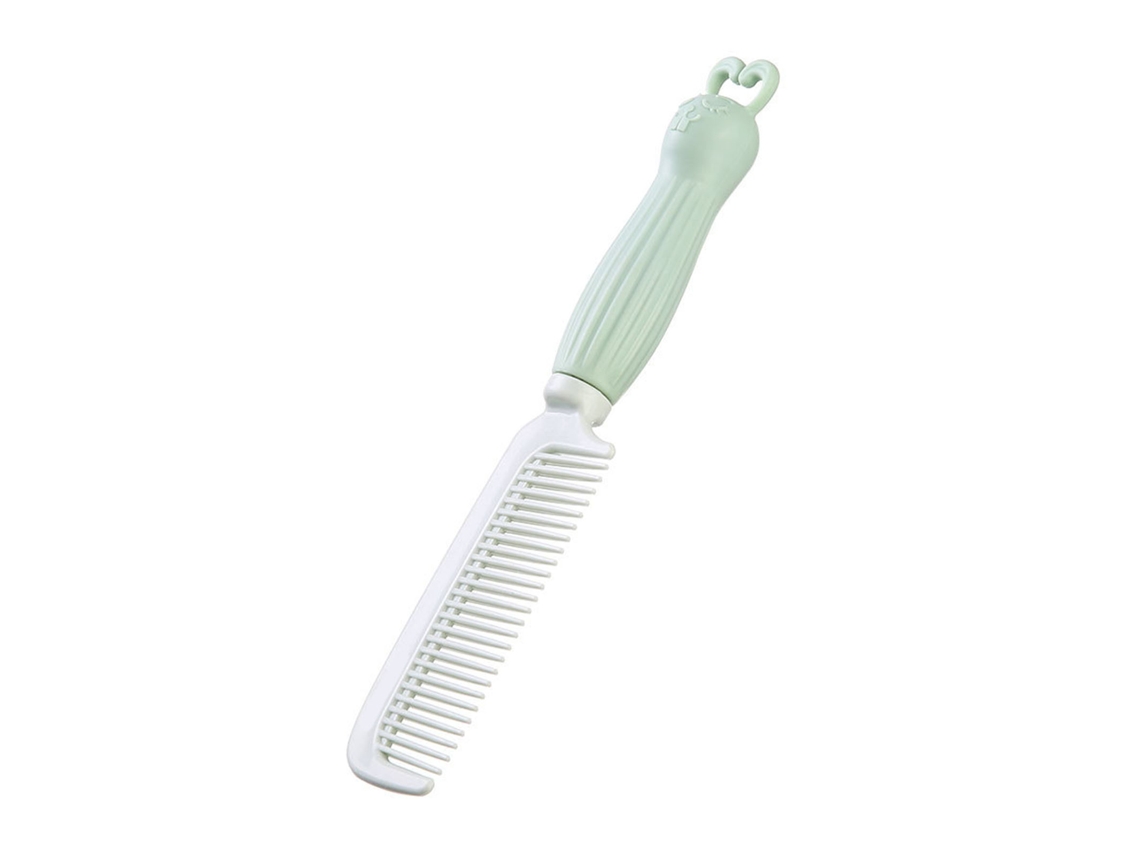 Peine De Pelo Conejo Cartoon Cute Multifuncional Para Niñas Estudiantes Adultos Peine De Belleza Verde