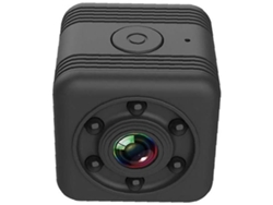Mini cámara inteligente Yizhood HD con wifi, detección de movimiento y visión nocturna (negra)