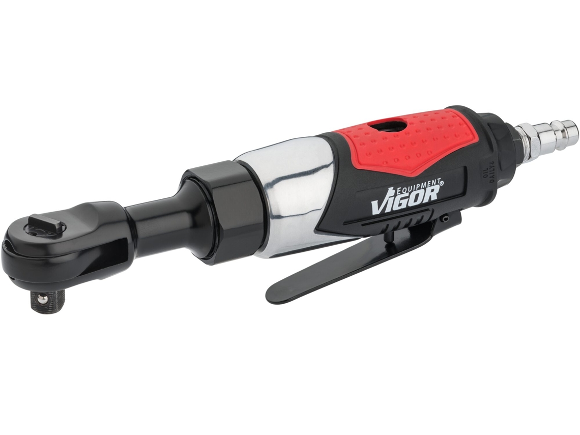 VIGOR V6554 Carraca Neumática Cuadrado Macizo 3/8 Pulgadas 10 Mm 236 Mm