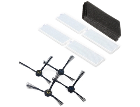 Robot aspirador Cepillo Lateral de filtro Hepa para Ilife A9S A7 Aspiradora Robótica cepillos esponja filtros piezas Accesorios