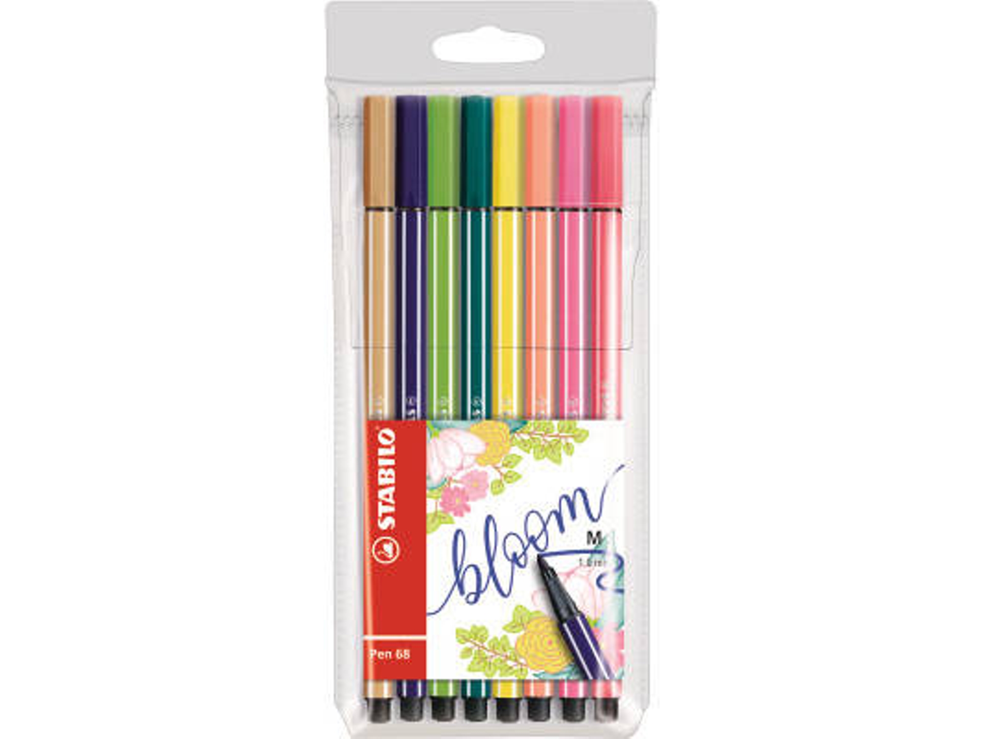 Pack 8 Rotuladores STABILO 106883168 Médio Multicolor