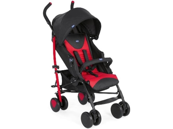 Carrito de Bebé Individual CHICCO Echo Negro y Rojo