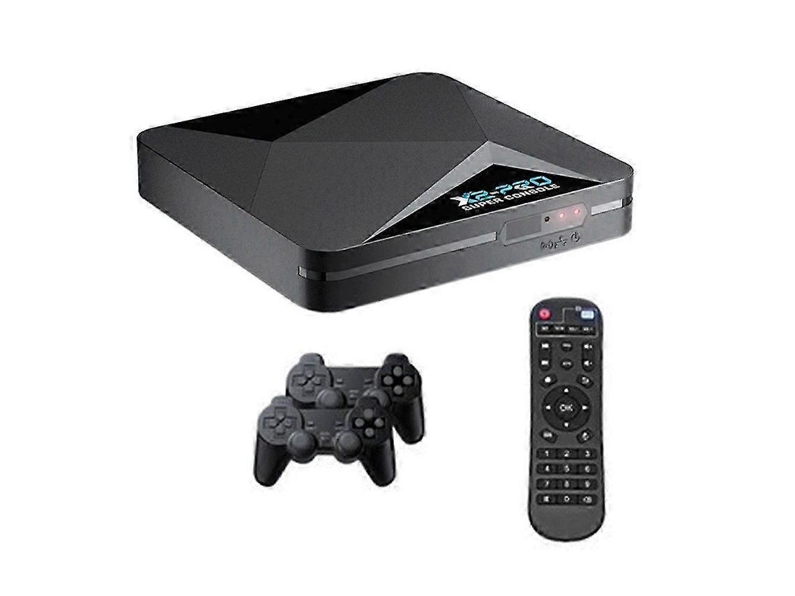 Consola Super Console X2 Pro Retro Smart Game Console TV Box 4K HD Consola de videojuegos clásica Caja de juegos 64 GB Enchufe europeo Hengjian