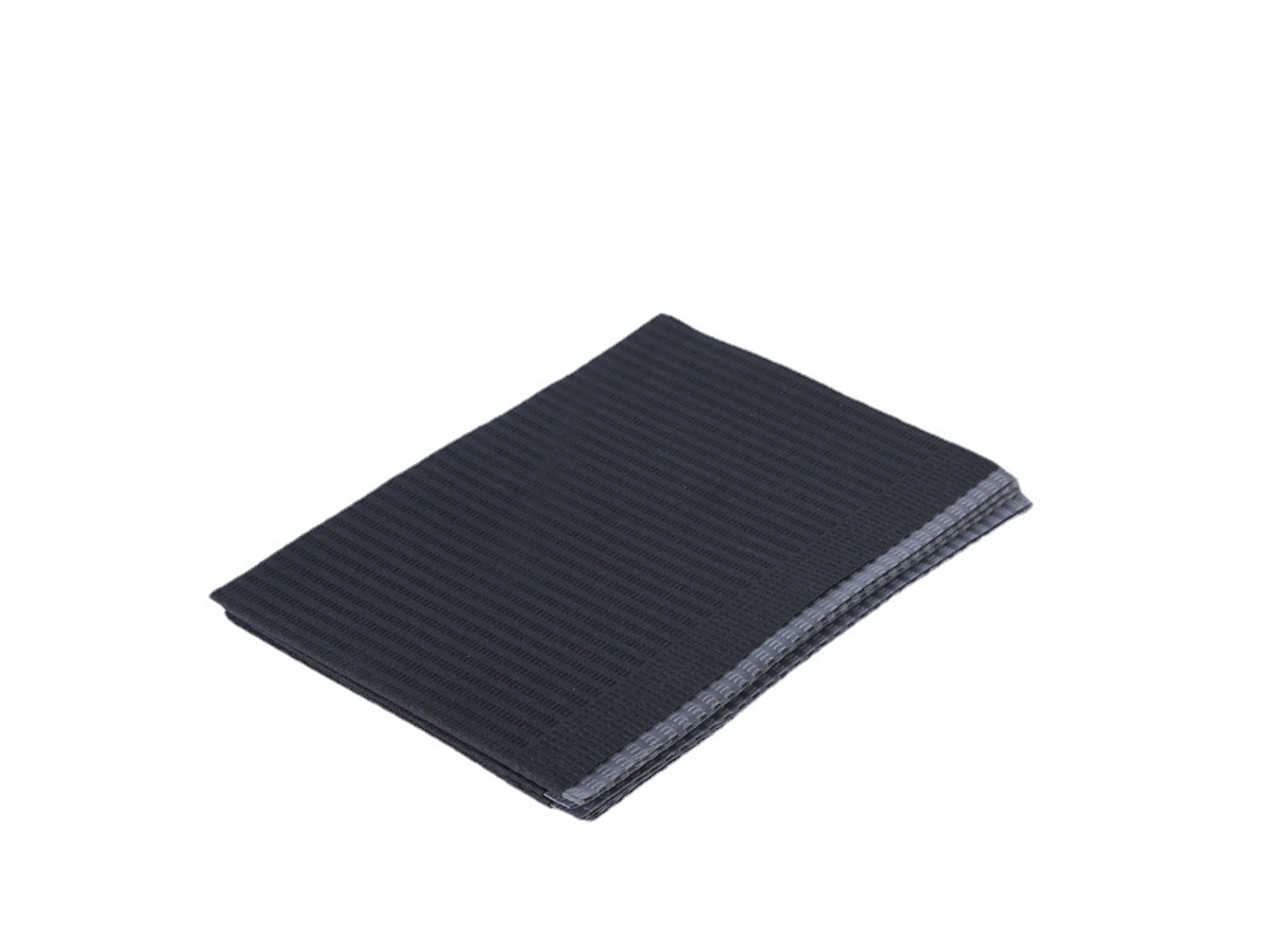 Kkml-Mantel Paquete desechable impermeable de 125 unidades para salones de uñas y pestañas, sencillo y práctico, color negro.