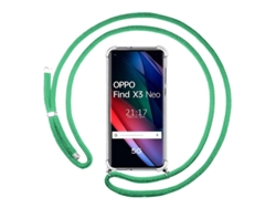 Carcasa Oppo Find X3 Neo 5G TUMUNDOSMARTPHONE Colgante Verde
