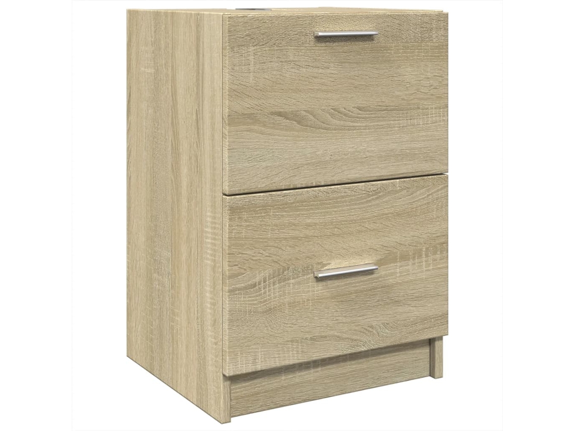 Maison Exclusive - Armario De Lavabo Madera De Ingeniería Roble Sonoma 40x37x59 Cm
