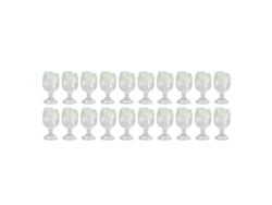 20pcs Mini Xícara De Gelo De Limão Resina Diy Miniatura Acessório Decoração Casa De Bonecas