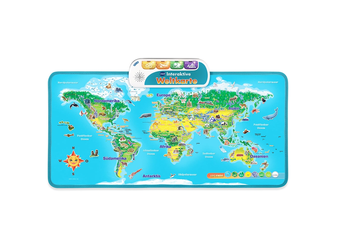 Jogos Didáticos VTECH Weltkarte (6 anos)