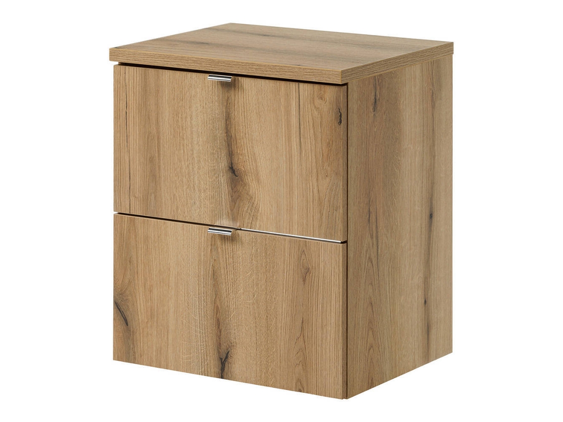 Mueble de baño bajo lavabo Newport con 2 cajones 50x60x40 cm - Roble