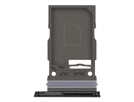 Bandeja Tarjeta SIM de Repuesto para Samsung Galaxy S22 Plus negro CLAPPIO