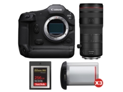 Canon Eos R1 + Rf 70-200mm F/2.8 L Is Usm Z Negro + 1 Sandisk 256gb Extreme Pro Cfexpress Type B + 3 Canon Lp-e19 + Ebook Pricedirect