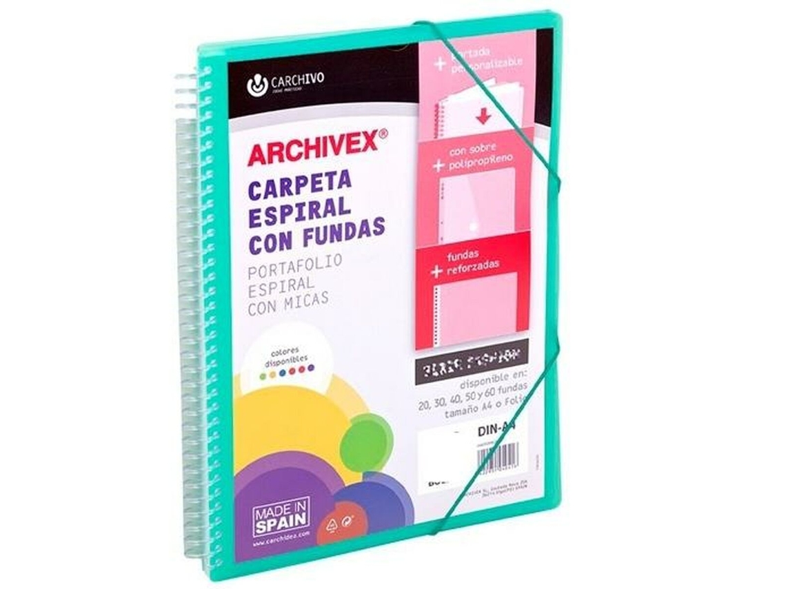 Carpeta clasificadora Carchivo Archivex Star Green A4