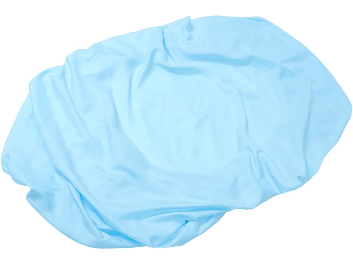 Sábana Bajera Ajustable Para Cama De Hotel/hogar, Azul Cielo, Elástica, Fácil De Instalar Y Quitar.