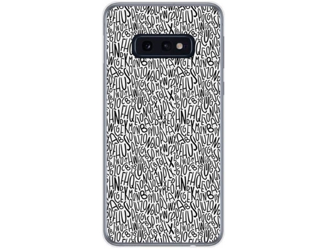 Carcasa Samsung Galaxy S10e TUMUNDOSMARTPHONE Letras Multicolor