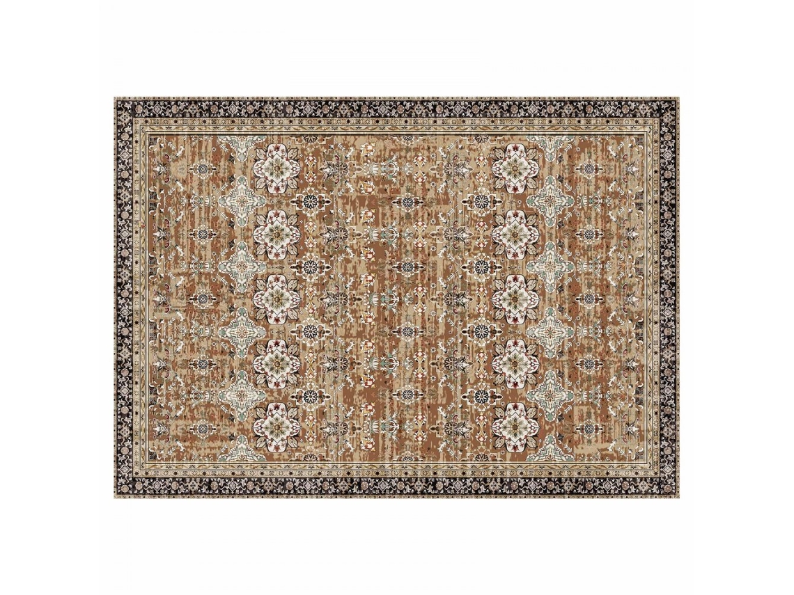 Alfombra vintage rectangular lavable antideslizante 2743x3658mm Tekmaquinas