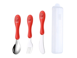 Cubiertos Reutilizables para Niños - Incluye Tenedor, Cuchillo y Cuchara NEVEANCE